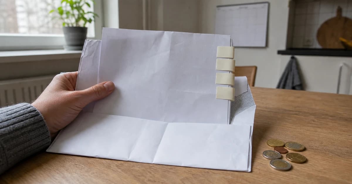Een zorgverzekeringspolis, een kalender met een termijn van vier maanden en een toeslagenformulier voor zorgtoeslag