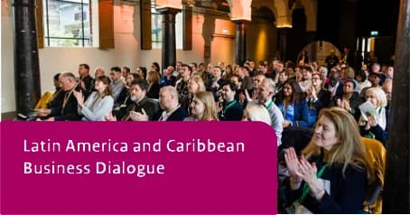 Banner for the Latin America and Caribbean Business Dialogue