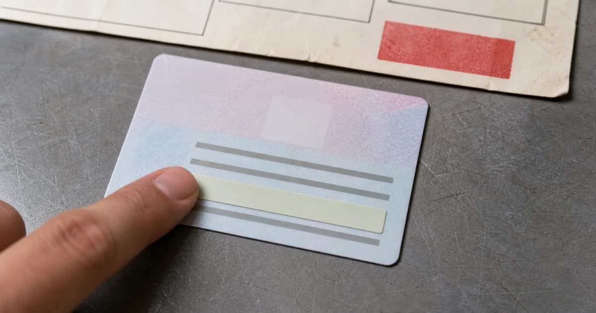 Achterkant van een Nederlandse verblijfskaart met de arbeidsmarktaantekening naast een werkvergunning voor een werkgever