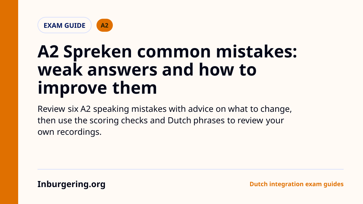A2 Speaking Common Mistakes: Weak Answers and How to Improve Them