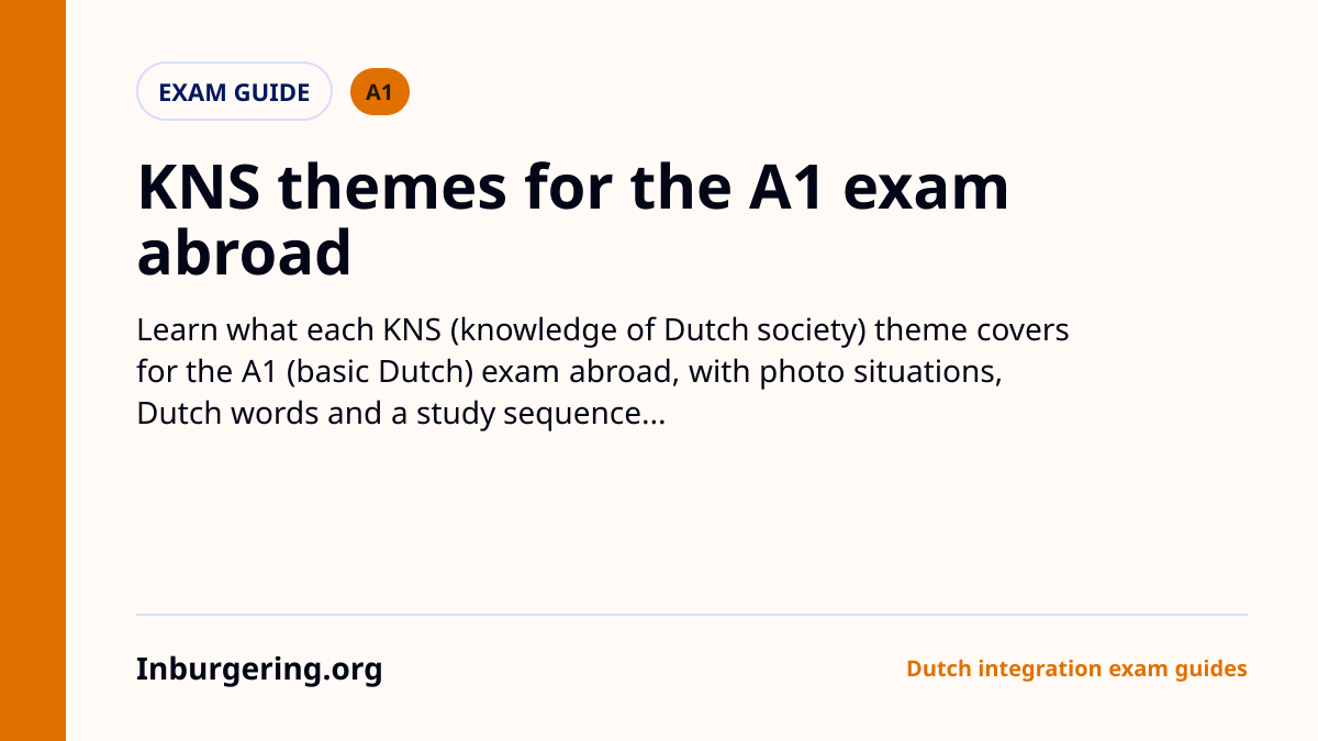 KNS Themes Explained Simply for the Basisexamen Abroad