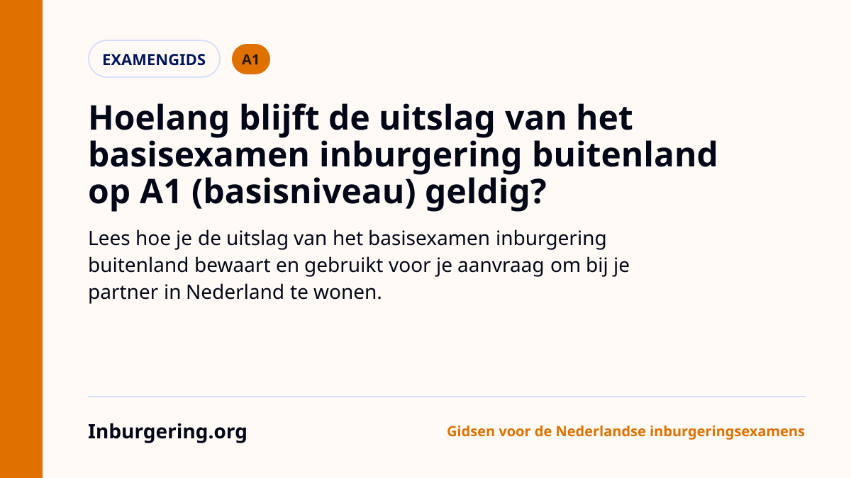 Resultaten Basisexamen en MVV-geldigheid: wat gebeurt er na slage