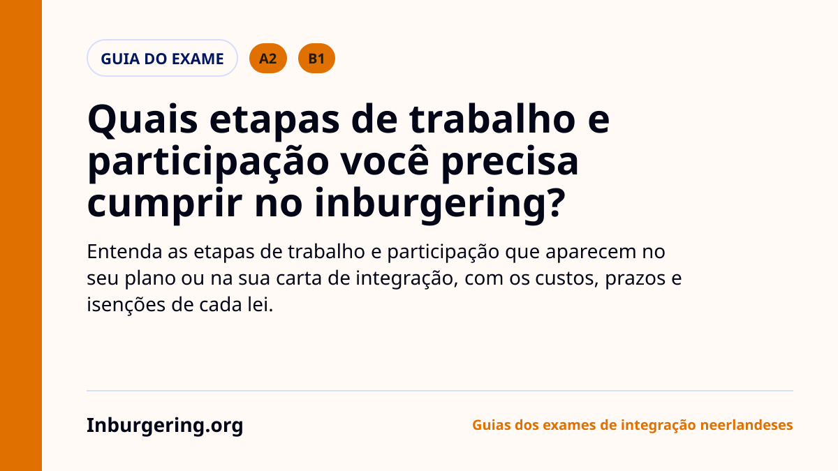MAP, ONA e PVT no inburgering: qual deles você precisa?