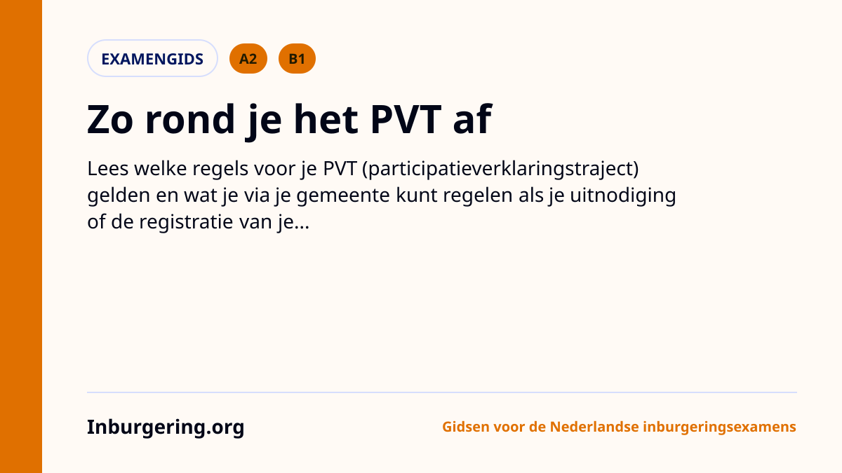 PVT bij inburgering: wie moet de participatieverklaring tekenen?