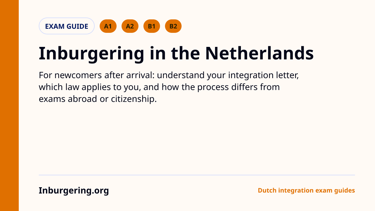 What Is Inburgering in the Netherlands? - Inburgering.org